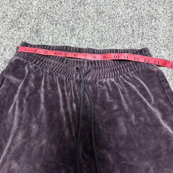 TNA Aritzia Brown Velour Straight-Leg Sweatpants - Picture 6 of 8